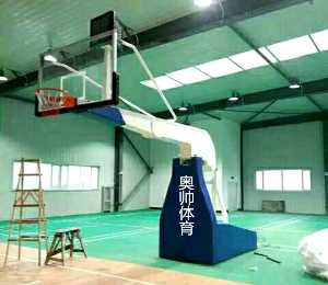 可移動、液壓折疊升降電動液壓籃球架批發