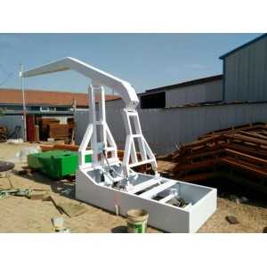 電動液壓籃球架組裝調試